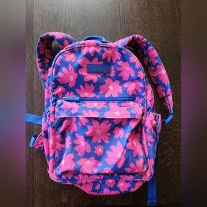 Vera Bradley Art Poppies Backpack Good Used Condition $27